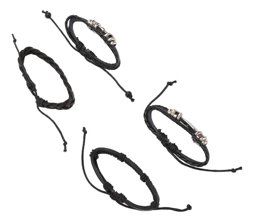 Brazalete De Cuero Trenzado, 12 Piezas, Juego De Imitación,
