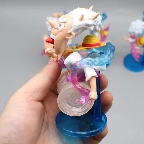 Figura Luffy Gear 5 One Piece Set X5 Dios Del Sol Nika Anime