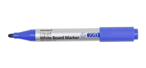 Pack 3x Plumon De Pizarra Liquido Color Azul