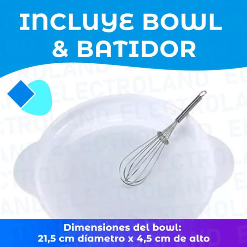 Panquequera Eléctrica Antiadherente Crepe Bowl Batido Outlet Negro