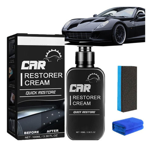 Crema Restauradora De Automóviles, Limpiador De Interiores D