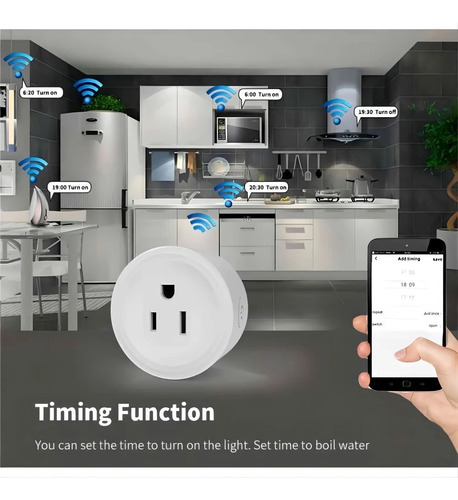 Enchufe Inteligente Smart Wifi Plug Alexa Google Home 2pz Blanco