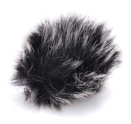 Microfone De Fone De Ouvido De Lapela Capa Peluda Para-brisa