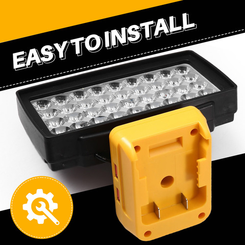 Linterna 36 Led Con Power Bank Usb Para Auto