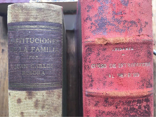 2 Libros Antiguos De Derecho Dedicados Rebota Y Fidanza 