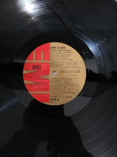 Disco De Vinilo Sabor De Adiós Mariano Mores (174) (Usado)