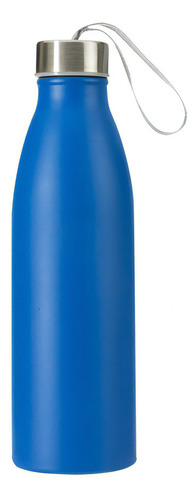 Garrafa Inox 750ml Com Alça Cor Azul