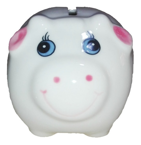 Imagen 1 de 7 de Alcancia Cerdita Chanchita Ceramica 7cm Regalo Navidad Amor
