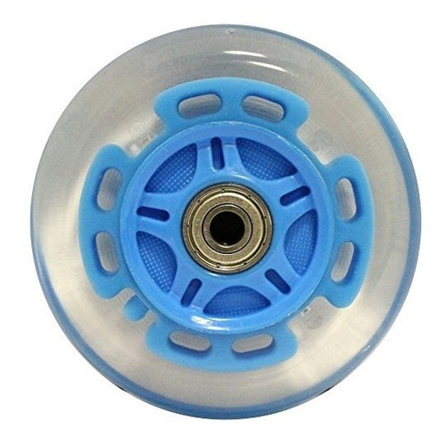 Ruedas Led Scooter Con Cojinetes Abec 9 Para Scooters Razor