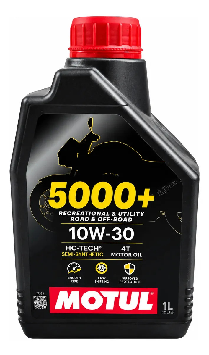 Óleo Moto 10w-30 Motul 5000+ Semissintético
