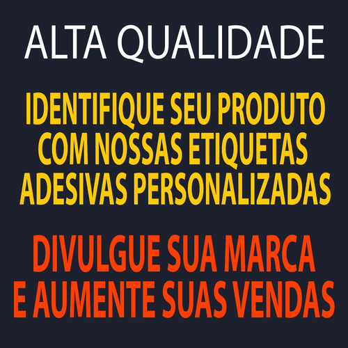 1000 Etiqueta Adesivo Vinil Não Rasga Pode Molhar 5x5 Cm