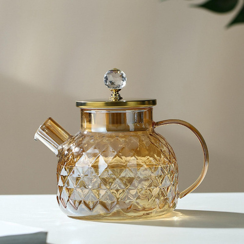 Glass Pitcher, Iced Tea Kettle, 1000ml Teapot