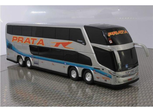 Ônibus Miniatura Expresso De Prata Dd