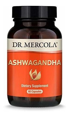 Dr. Mercola, Capsulas Organicas De Ashwagandha, 30 Porciones