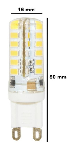 Lâmpada Halopin Led 5w Bocal G9 6500k Frio Para Lustre 110v