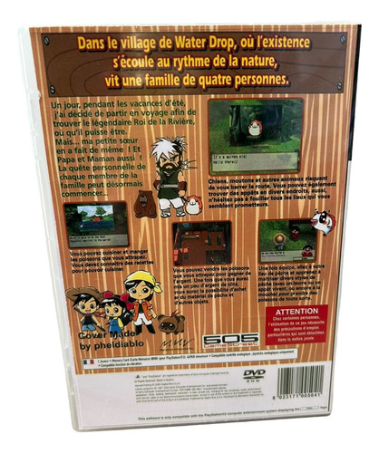 Harvest Fishing Play 2 Com Capa E Pôster Ps2