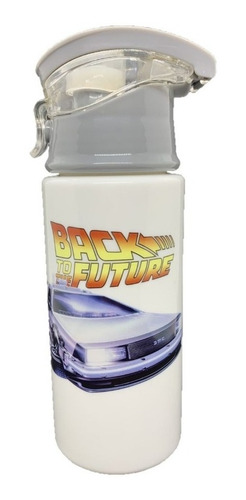 Imagem 1 de 4 de Garrafa Plástica 360 Ml De Volta Para O Futuro Squeeze