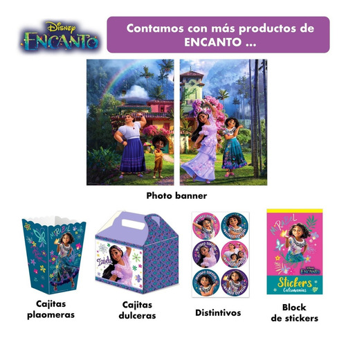 Block De Stickers Calcomanías Encanto - Pingusblock - Color Rosa