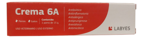 Crema 6a Dermatológica, Para Perros Y Gatos