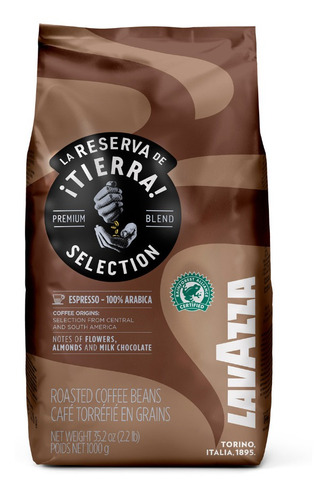 Cafe En Grano Lavazza Tierra Selection Blend 1 Kg.