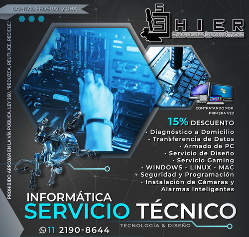 Servicio Técnico I Reparación De Computadoras I Consolas