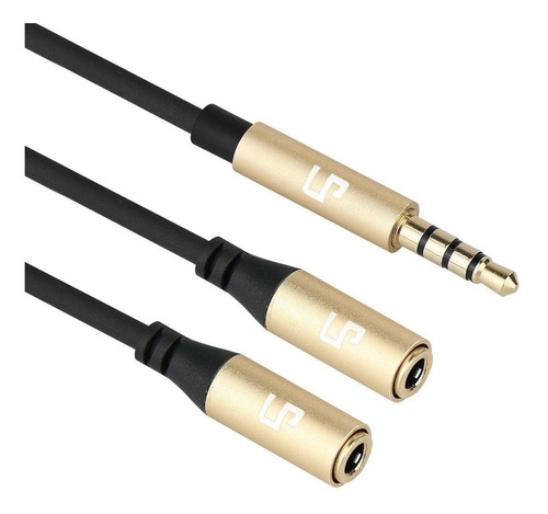 3.5 Mm Stereo Audio-divisor Y 2 Hembra A 1 Macho Cable Adapt