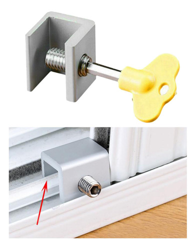 5 Paquete De 3-6 Cerraduras Para Ventanas 5 Piezas