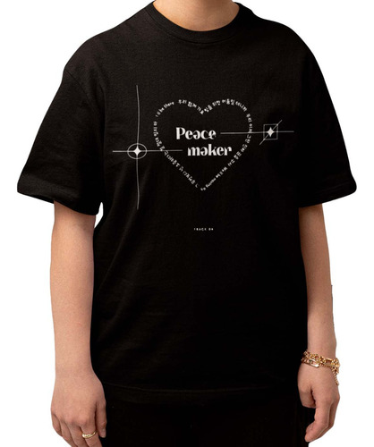 Camiseta Over Peace Maker Negra