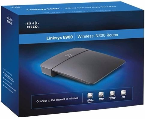 Router Linksys Cisco E900 Wifi N 300 Mbps 2.4 Mac Win N300