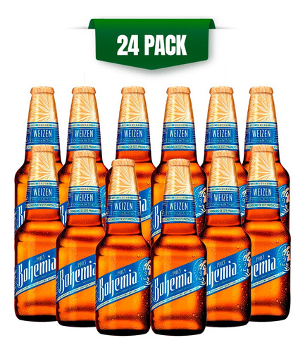 Cerveza Premium Bohemia Weizen 24 Pack Botella 355 Ml