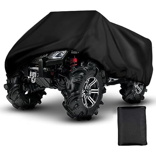 Funda Atv Impermeable, Negra Y Resistente, Protege Cuat...