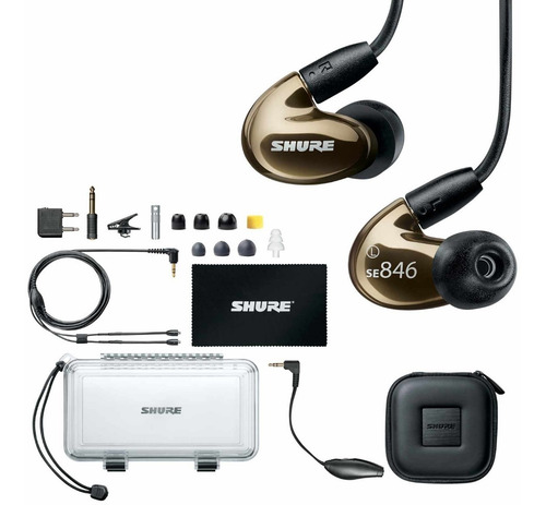 Fone De Ouvido Shure Se846 Bronze - Muito Novo!
