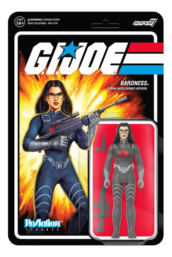 Figura De Acción G. I. Joe Barones Super 7 (Usado)