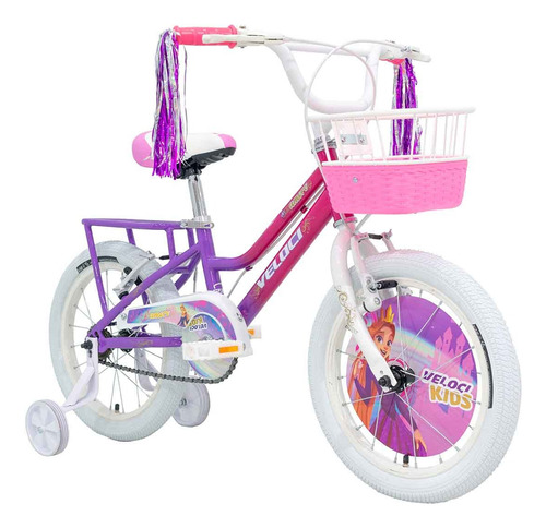 Bicicleta Amore Rodada 16 Rosa Infantil Tamaño del cuadro S