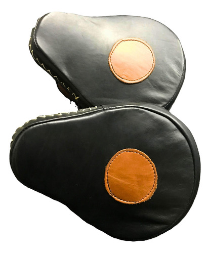 Manoplas Boxeo El Par (playbox) Cuero Real/calidad Premium Chocolate (Usado)