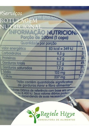 Imagem 1 de 1 de Tabela Nutricional