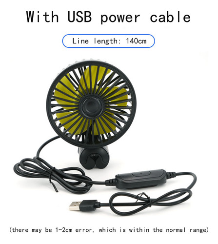Ventilador De Carro T Ventilador Usb Ventilador De Clipe De