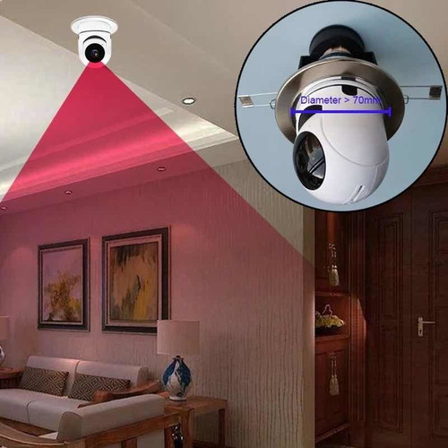 Cámara-foco 360 De Seguridad Wifi Smart Audio Y Micrófono