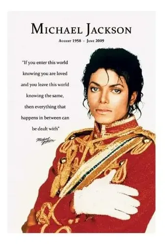 A .pôster Michael Jackson Amor | Parcelamento sem juros