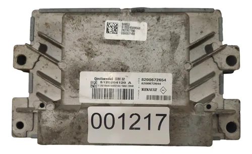 Ecu Renault Sim32 Codigo1217