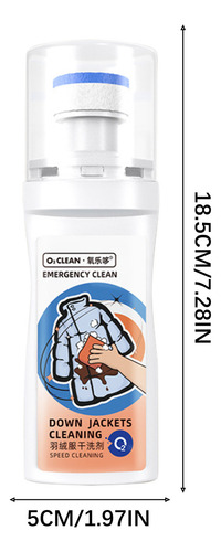 Detergente De Limpeza Em Espuma Para Limpeza A Seco Down Jac