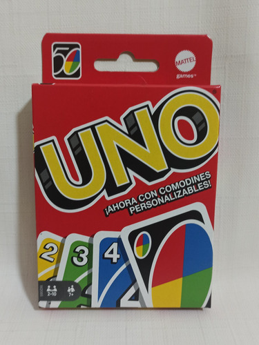 Juego De Cartas Uno Original Mattel Juego De Mesa Familiar