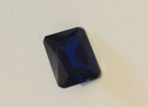 Zafiro Sintetico Corte Octagonal 10x8mm