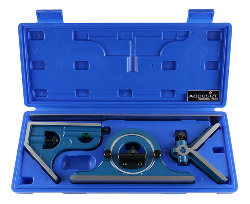 Accusizetools  12  4 Combinación Cuadrado Gobernante Set Tr