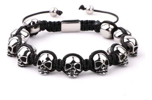 Pulsera Brazalete Craneo Lujo Skull Premium Goldmaia