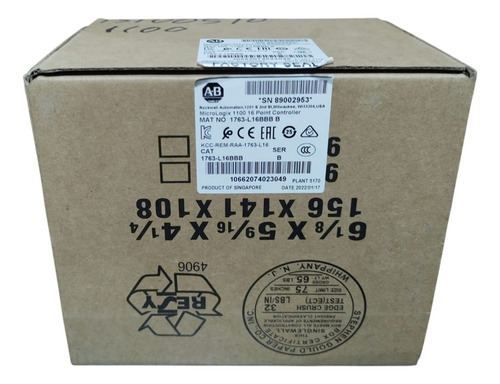 Allen Bradley 1763-l16bbb Micrologix 1100 Plc
