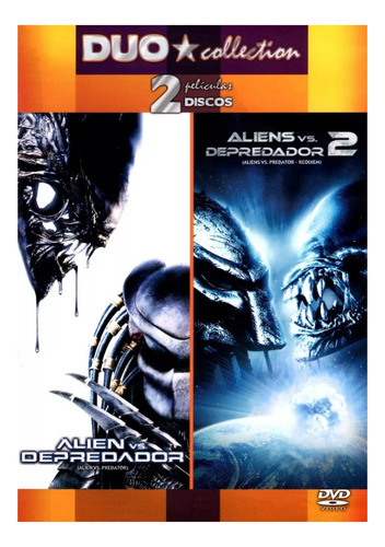 Alien Vs Depredador Paquete Peliculas 1 Uno Y 2 Dos Dvd