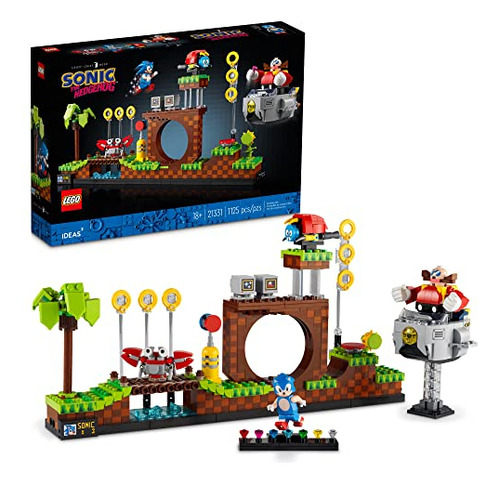 Kit De Construcción Lego Sonic Green Hill Zone Con 1.125 Pie