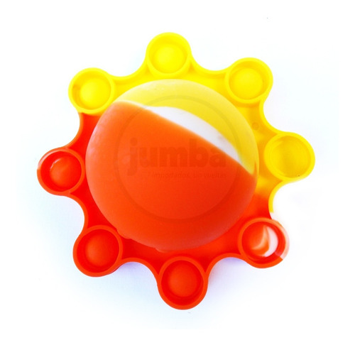 Imagen 6 de 10 de Pulpo Reversible Grande Pop It Silicona Antistress