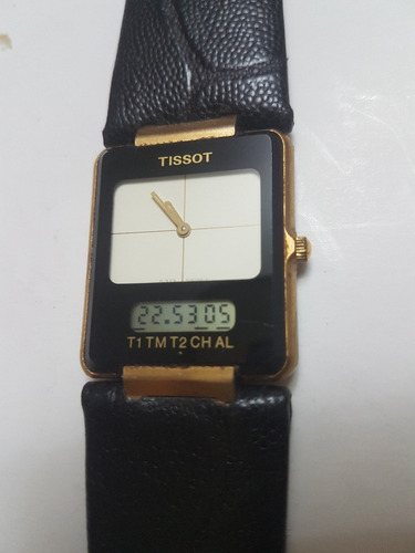 Reloj De Pulsera Vintage Tissot Two Timer
